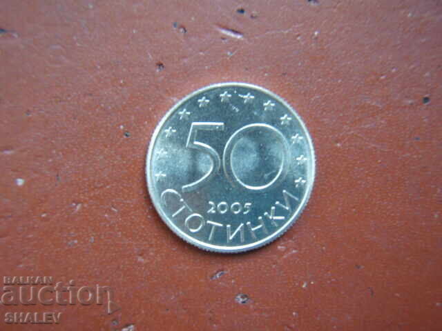 50 stotinki 2005 Republika Bŭlgariya "EU" - Unc - 7