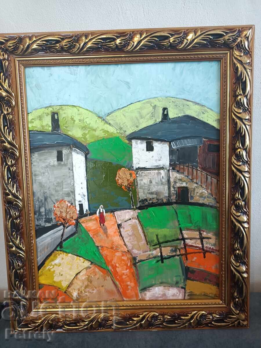 Auction  Large oil painting