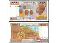 ❤️ ⭐ Κεντρική Αφρική 2002 500 φράγκα Τσαντ UNC νέο ⭐ ❤️