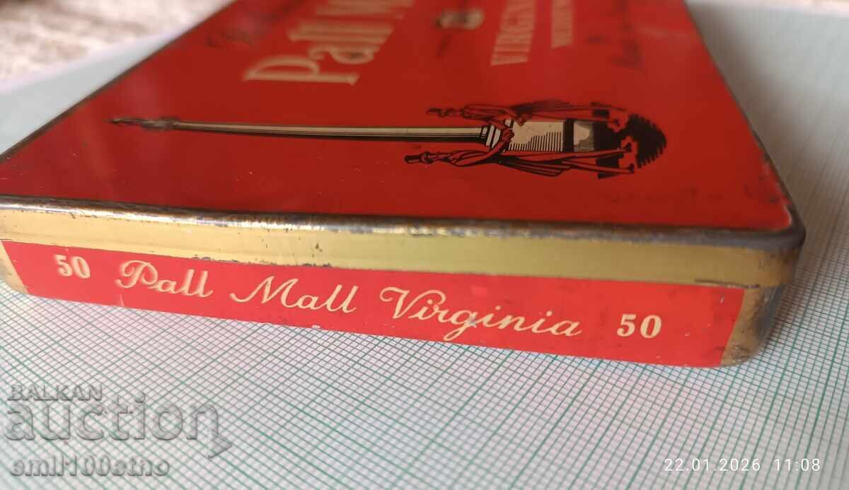 Pall Mall Rothmans Стара метална кутия за цигари - табакера - 6
