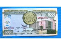 Бурунди 2013 5000 франка UNC Нова