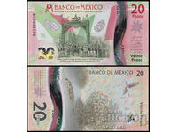 ❤️ ⭐ Μεξικό 2021 20 πέσος πολυμερές UNC νέα ⭐ ❤️