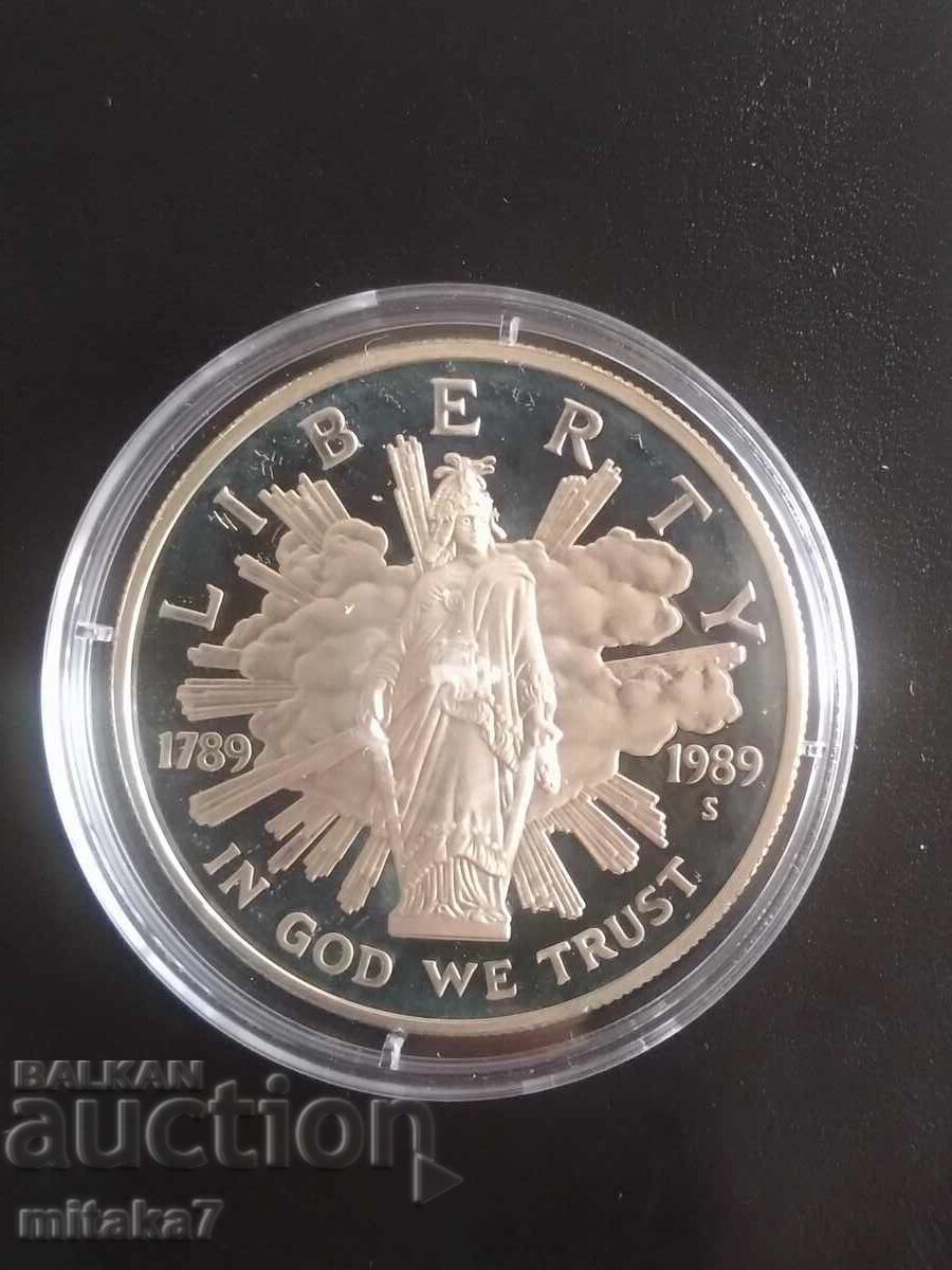 1 dolar 1989, SUA