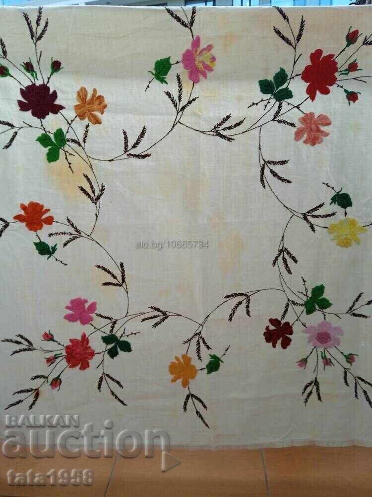 Auction  Handmade blanket 97.5*97.5 cm