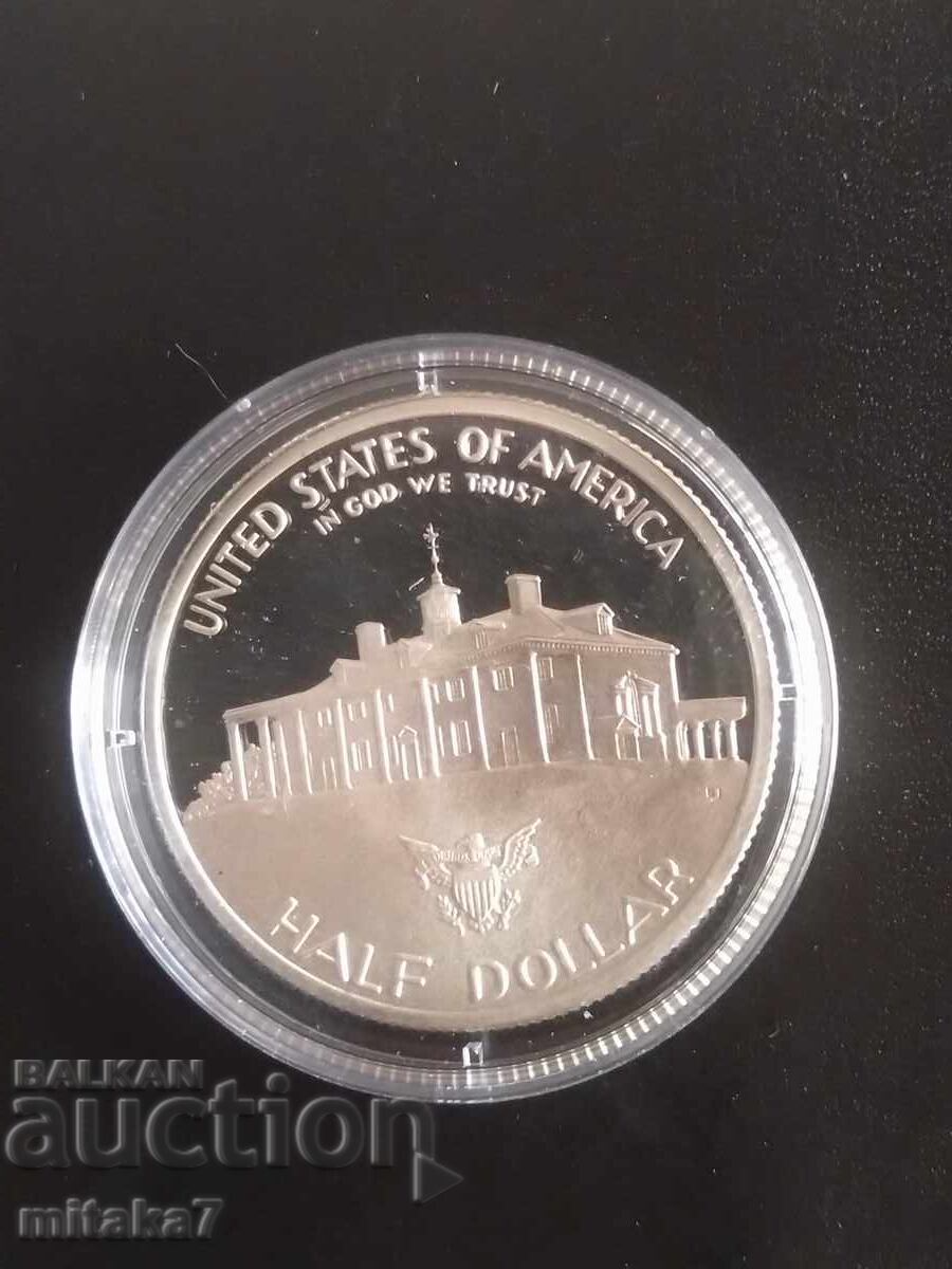 1/2 δολάριο 1982, ασήμι, ΗΠΑ με τιμή € 46.00 | 89.97 BGN