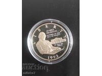 1/2 δολάριο 1993, ασήμι, ΗΠΑ