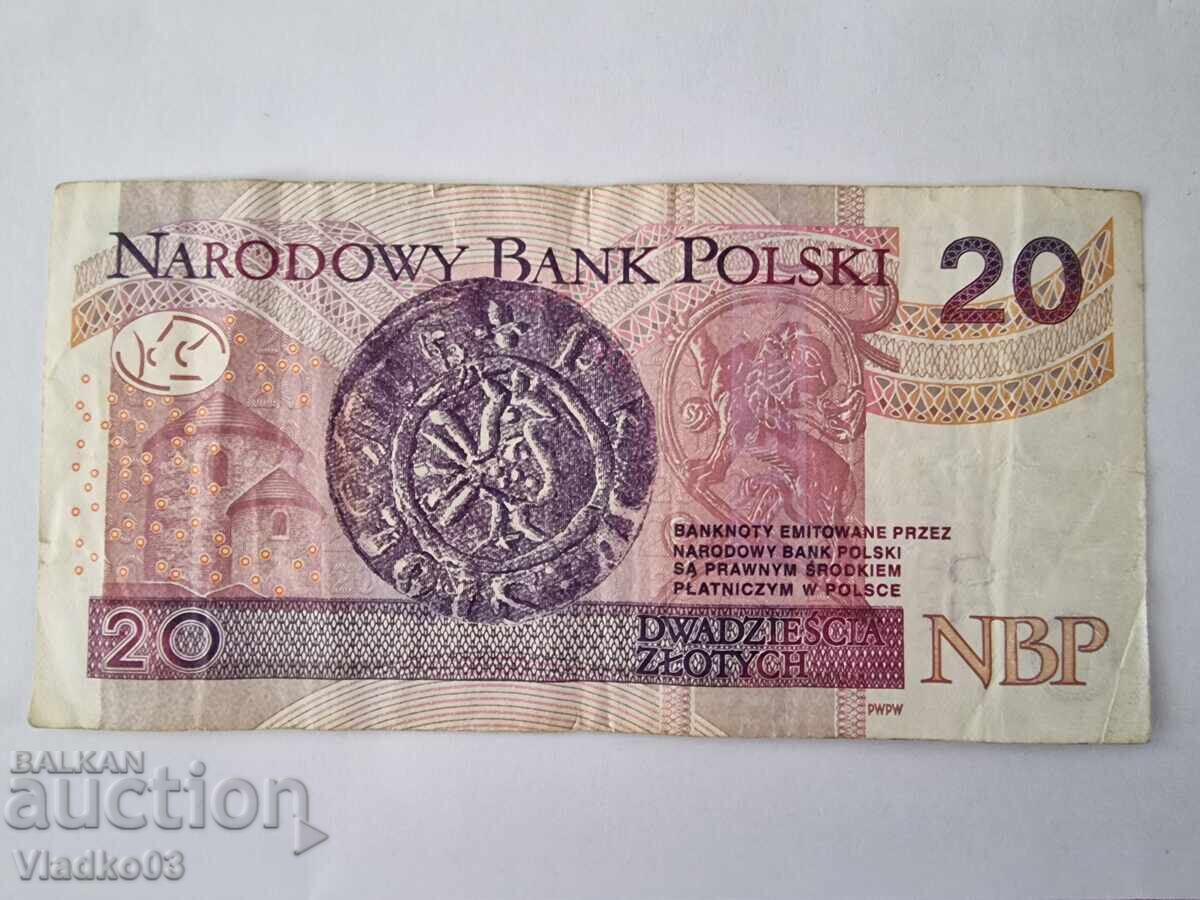 Πολωνία 20 ζλότι 2016 με τιμή € 8.99 | 17.58 BGN
