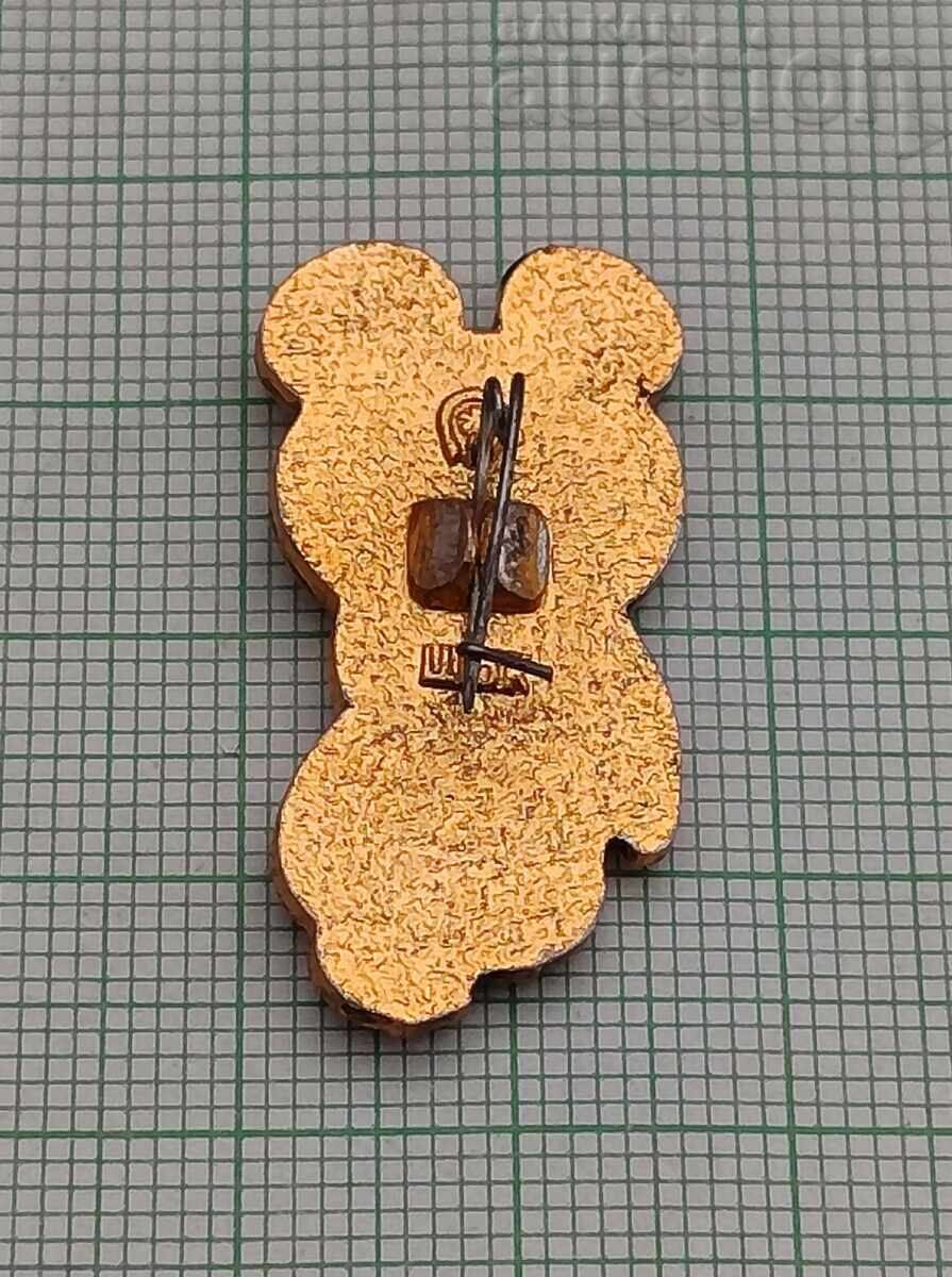 THE BEAR MICE OLYMPICS MOSCOW 1980 TALISMAN USSR BADGE με τιμή € 1.50 | 2.93 BGN