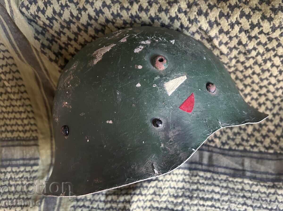 Βουλγαρικό Αξιωματικό Αλουμινένιο Παραδοσιακό Κράνος Β' Παγκοσμίου Πολέμου Μ36 τύπου Α - 5