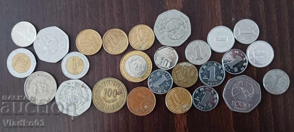 Μεγάλη παρτίδα 26 νομισμάτων διαφόρων χωρών