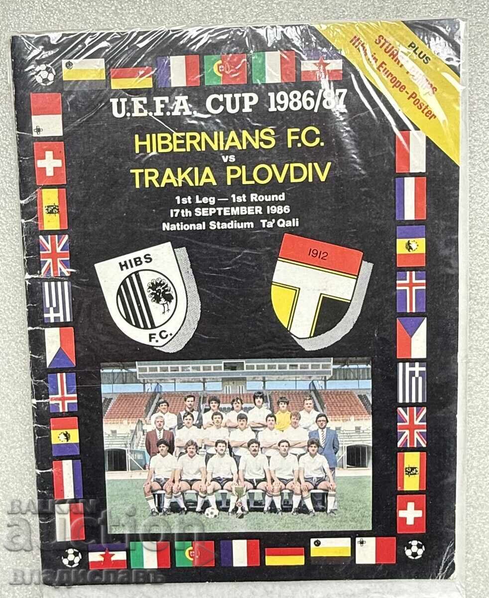 Πρόγραμμα ποδοσφαίρου Hibernians Malta - Trakia Plovdiv Πρόγραμμα ποδοσφαίρου Hibernians Malta - Trakia Plovdiv