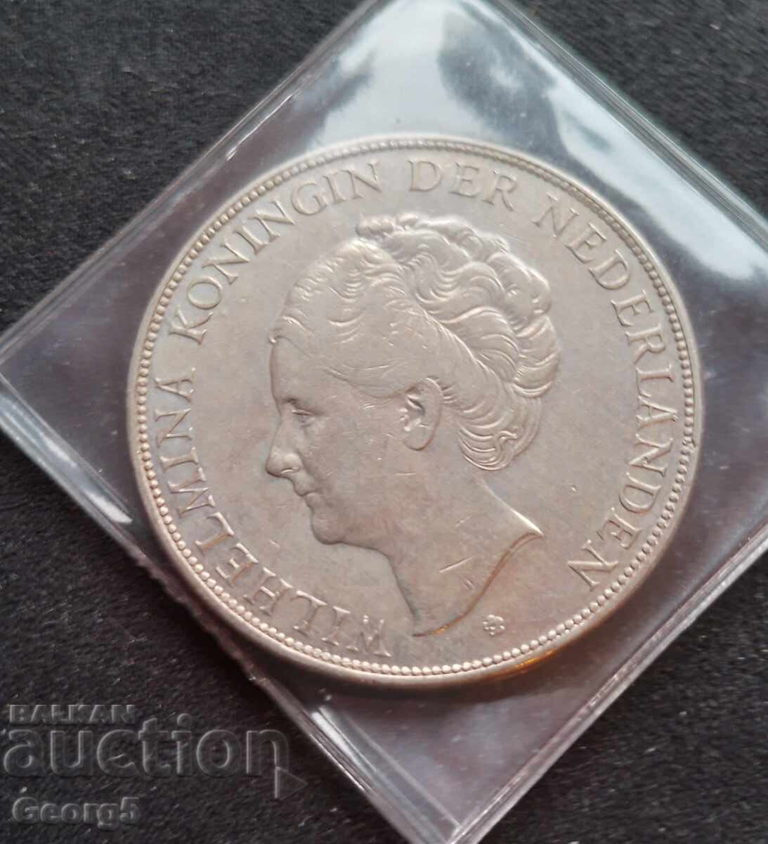 Livrarea 2 1/2 guldeni 1930 Argint