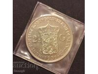 2 1/2 Guilders 1930 Silver