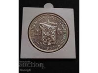 2 1/2 Guilders 1939 Silver