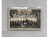 Παλιά Φωτογραφία Ποδοσφαίρου ΣΚ ΤΙΤΣΑ Βάρνα με Κύπελλο