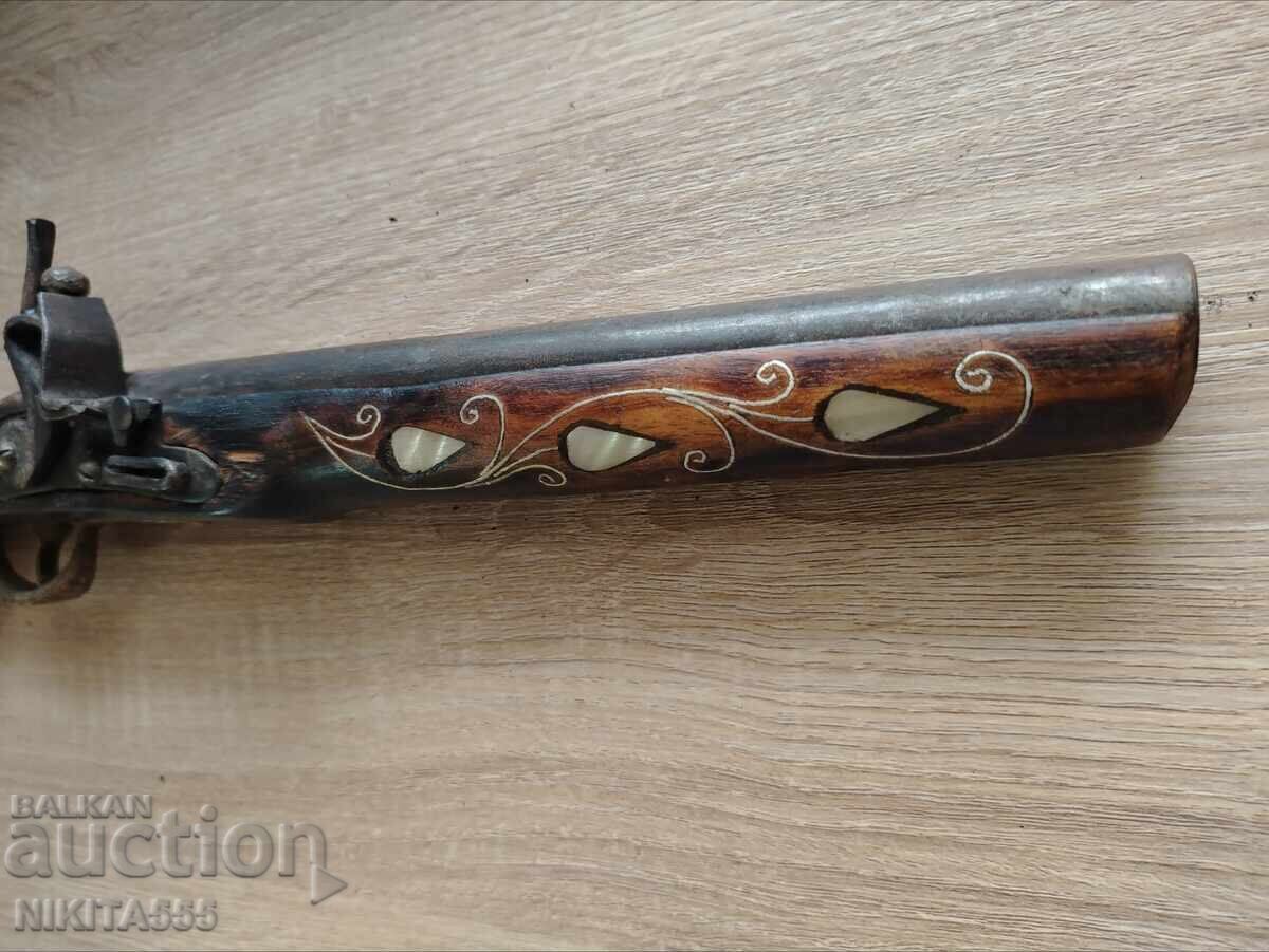 Стар кремъчен пищов,пистолет - 5