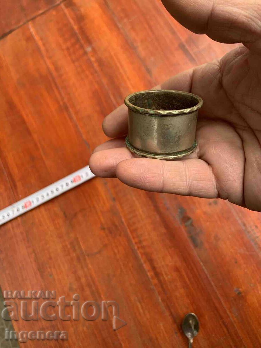 SILVER-PLATED NAPKIN RING, MARKED with price € 4.00 | 7.82 BGN SILVER-PLATED NAPKIN RING, MARKED with price € 4.00 | 7.82 BGN
