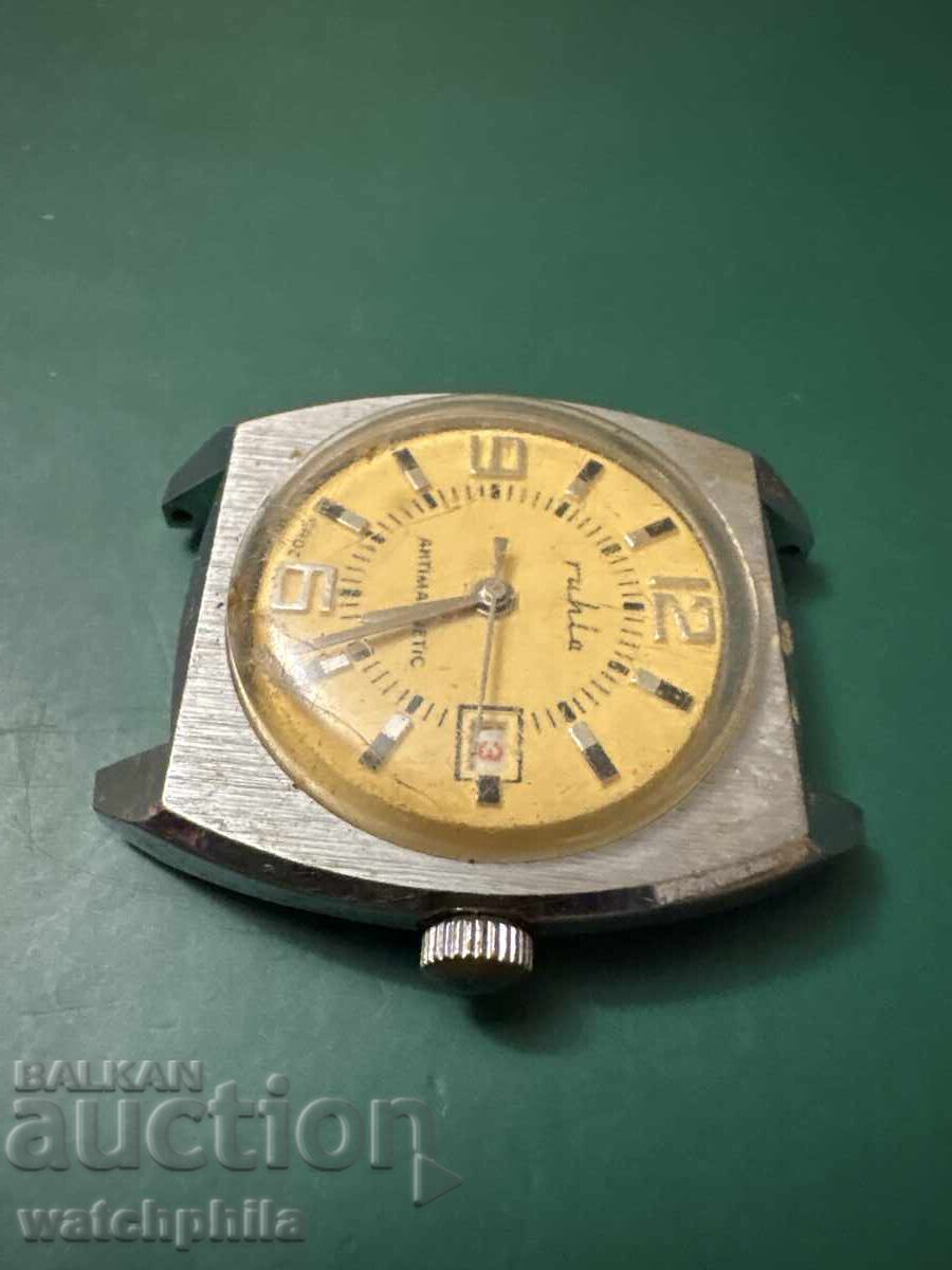 Ρουχλά μηχανικό ανδρικό ρολόι. Λειτουργεί με τιμή € 0.01 | 0.02 BGN