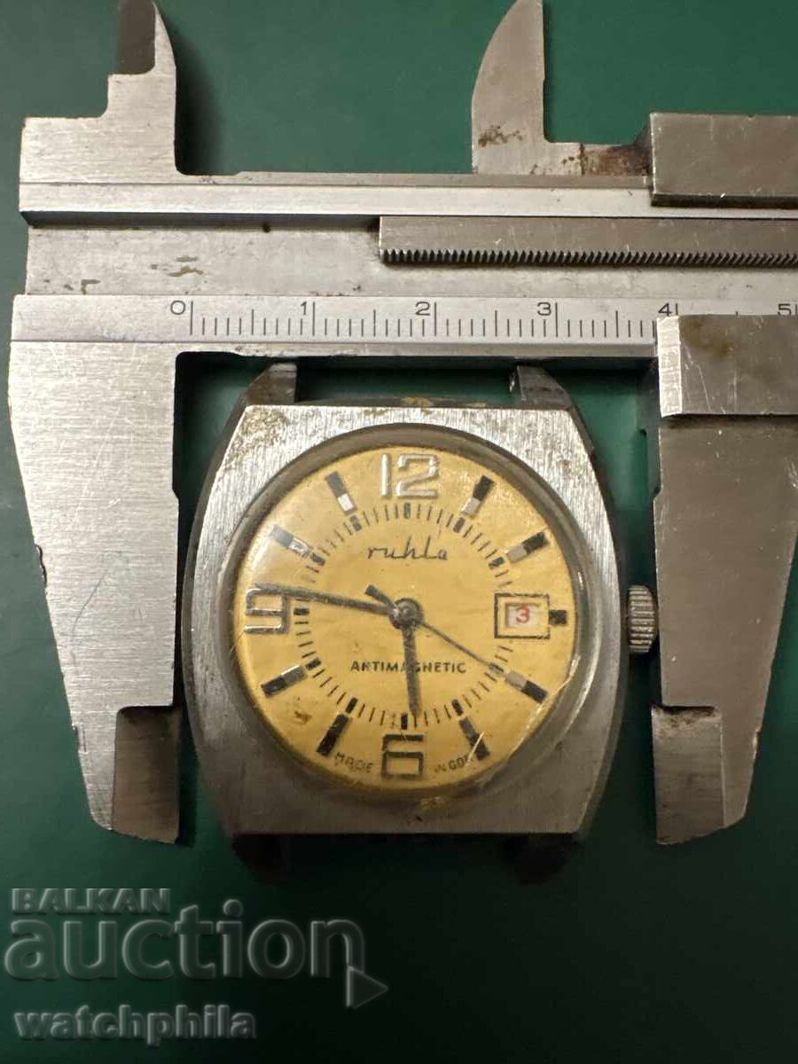 Παράδοση Ρουχλά μηχανικό ανδρικό ρολόι. Λειτουργεί