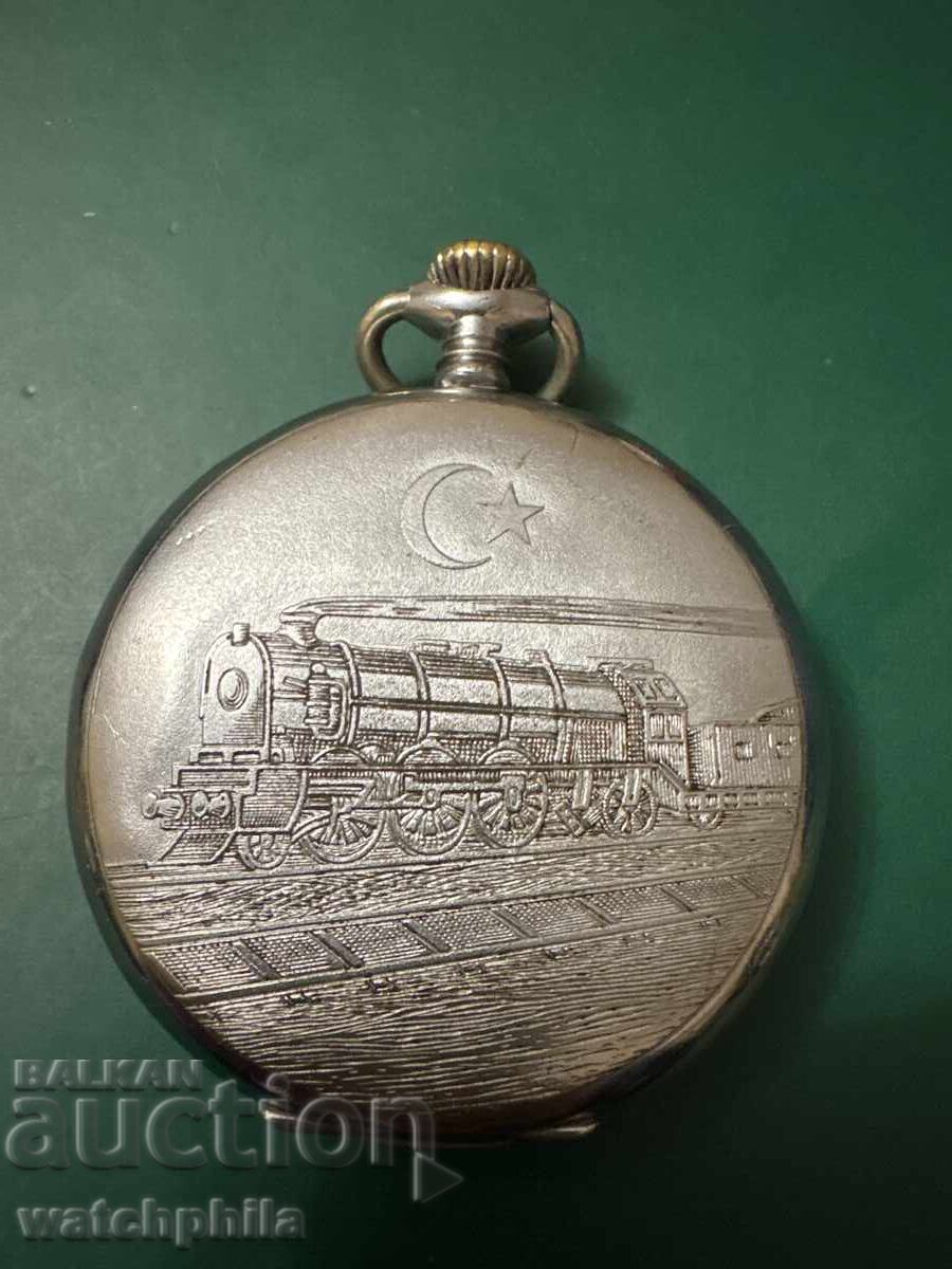 Golana σπάνιο ρολόι τσέπης. Τουρκικοί Σιδηρόδρομοι με τιμή € 0.01 | 0.02 BGN