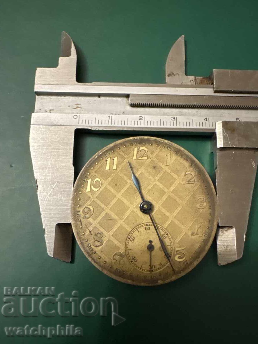 Δημοπρασία Μηχανισμός ελβετικού ρολογιού τσέπης. Λειτουργεί