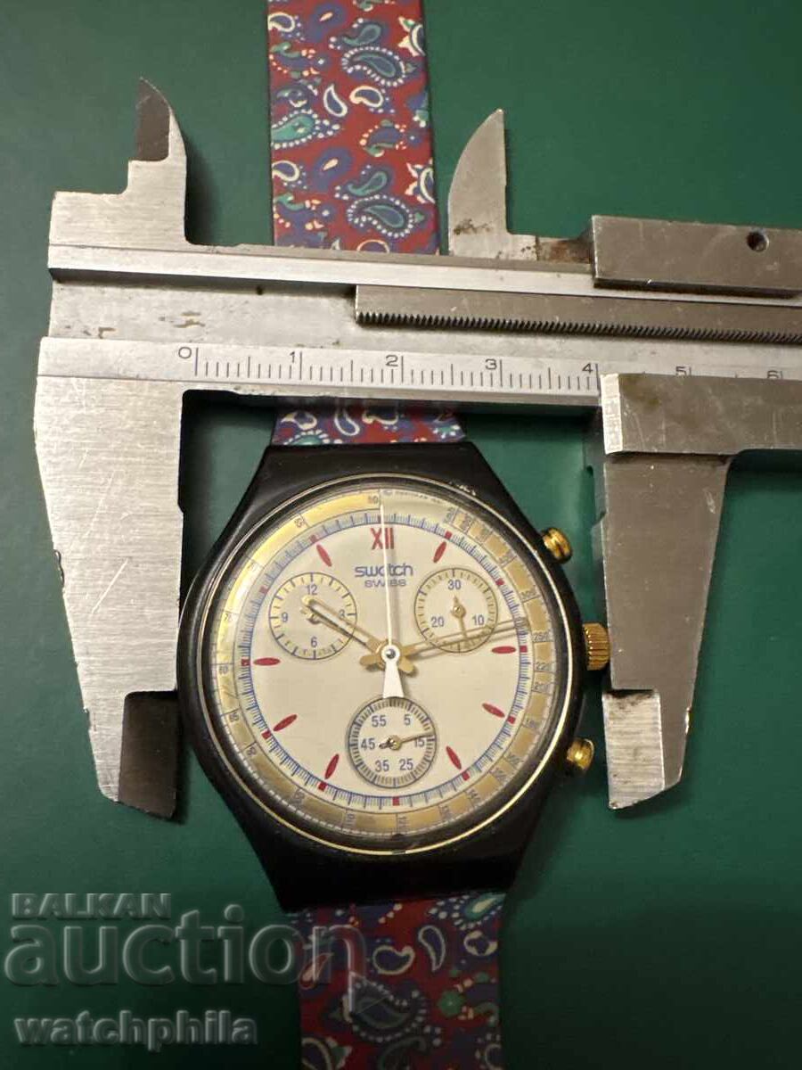 Swatch Chronograph rare watch. Working - 5