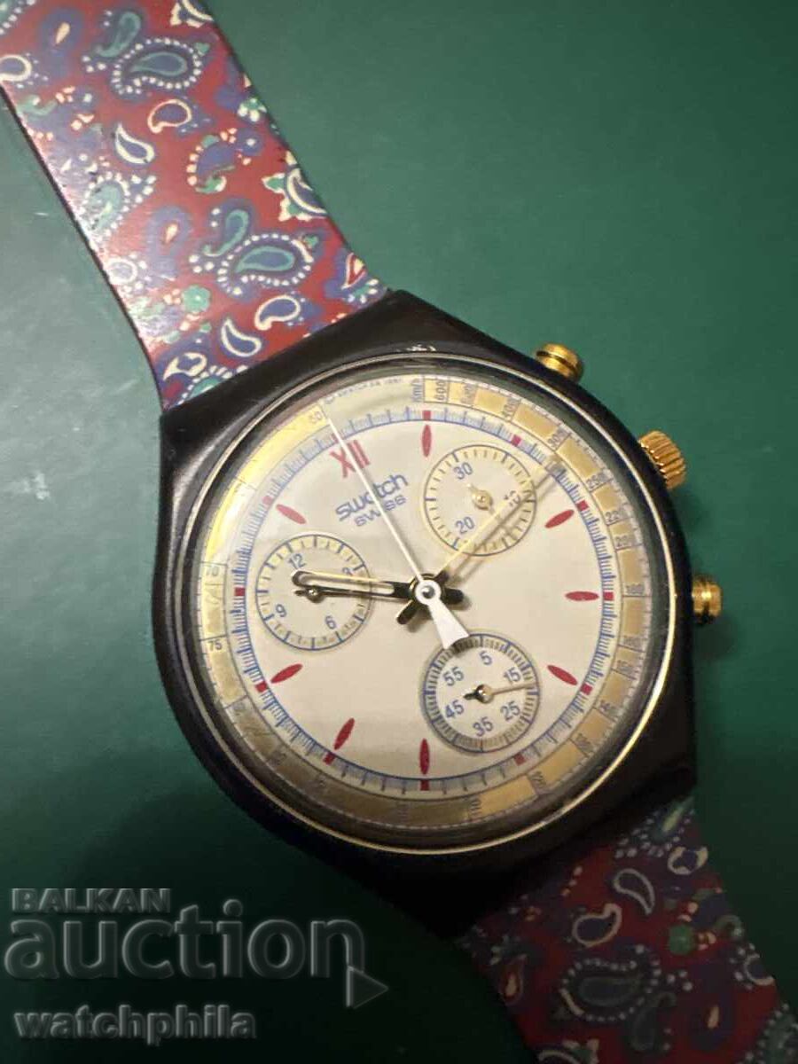 Swatch Chronograph rare watch. Working