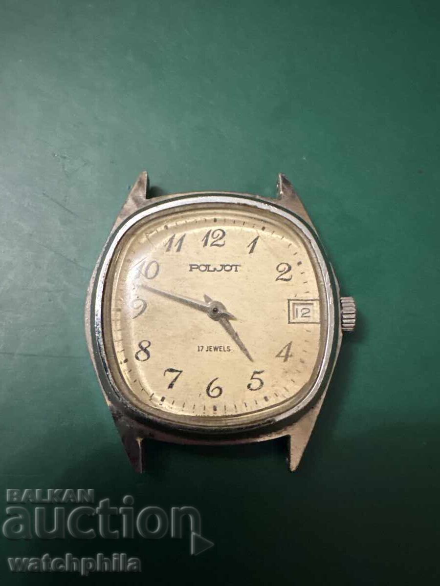 Poljot σοβιετικό ανδρικό ρολόι. Λειτουργεί