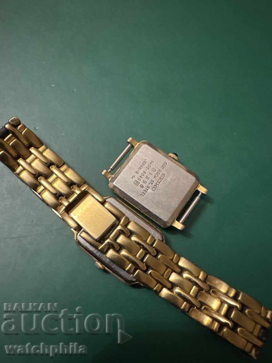Seiko Quartz επιχρυσωμένα γυναικεία ρολόγια. Λειτουργούν. 2 τμχ με τιμή € 0.01 | 0.02 BGN