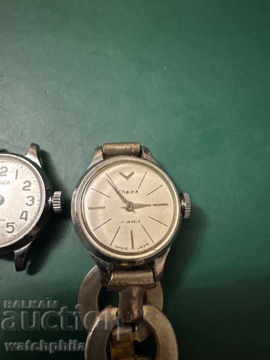 Δημοπρασία Τσάικα Sekonda σοβιετικά γυναικεία ρολόγια. Άριστα. 3 τμχ