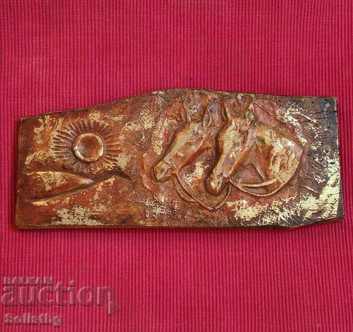 Tablou original, sculptură în lemn