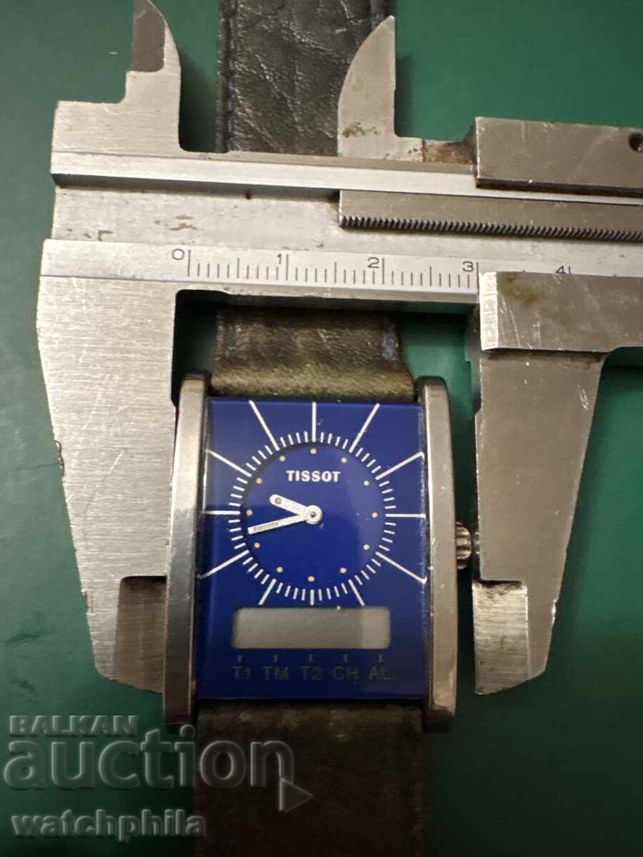 Доставка на Tissot two timer швейцарски мъжки часовник. Рядък
