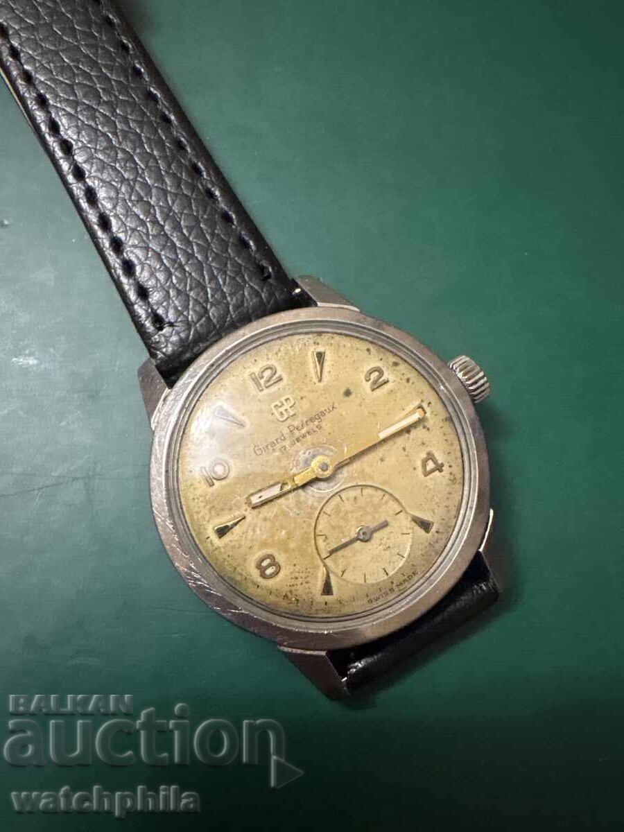 Girard Perregaux ανδρικό ρολόι στρατιωτικού τύπου. Σπάνιο. Λειτουργεί με τιμή € 56.00 | 109.53 BGN