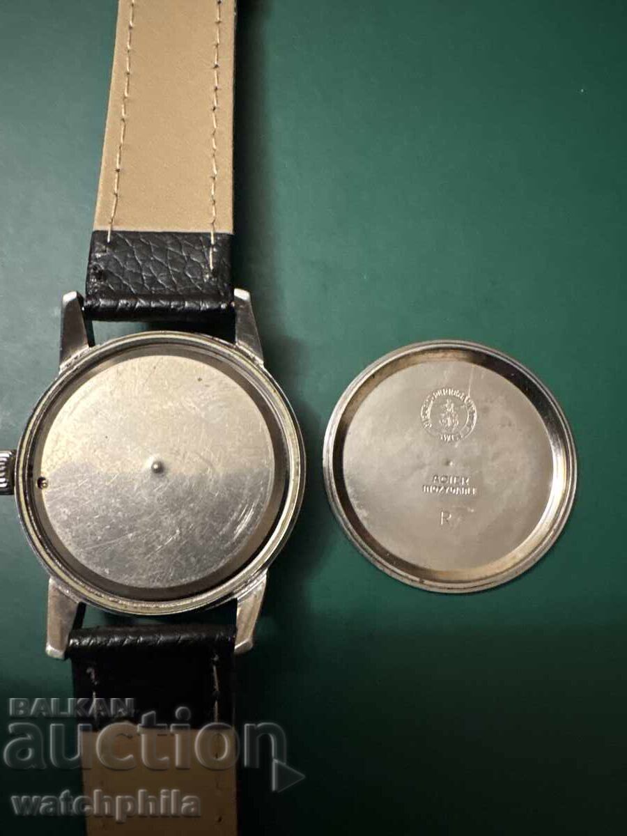 Girard Perregaux ανδρικό ρολόι στρατιωτικού τύπου. Σπάνιο. Λειτουργεί - 5