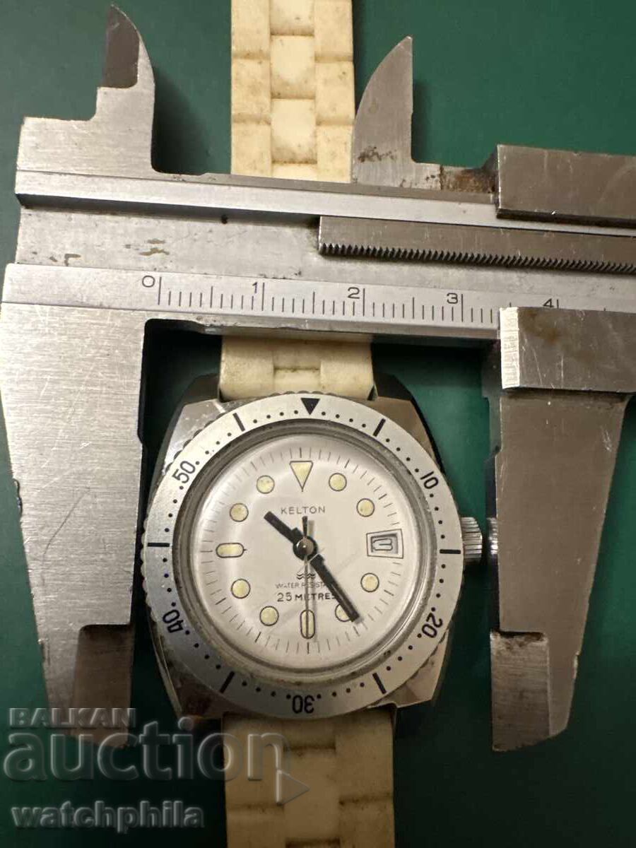Kelton Δύτης Ρολόι. Σπάνιο. Λειτουργεί - 5