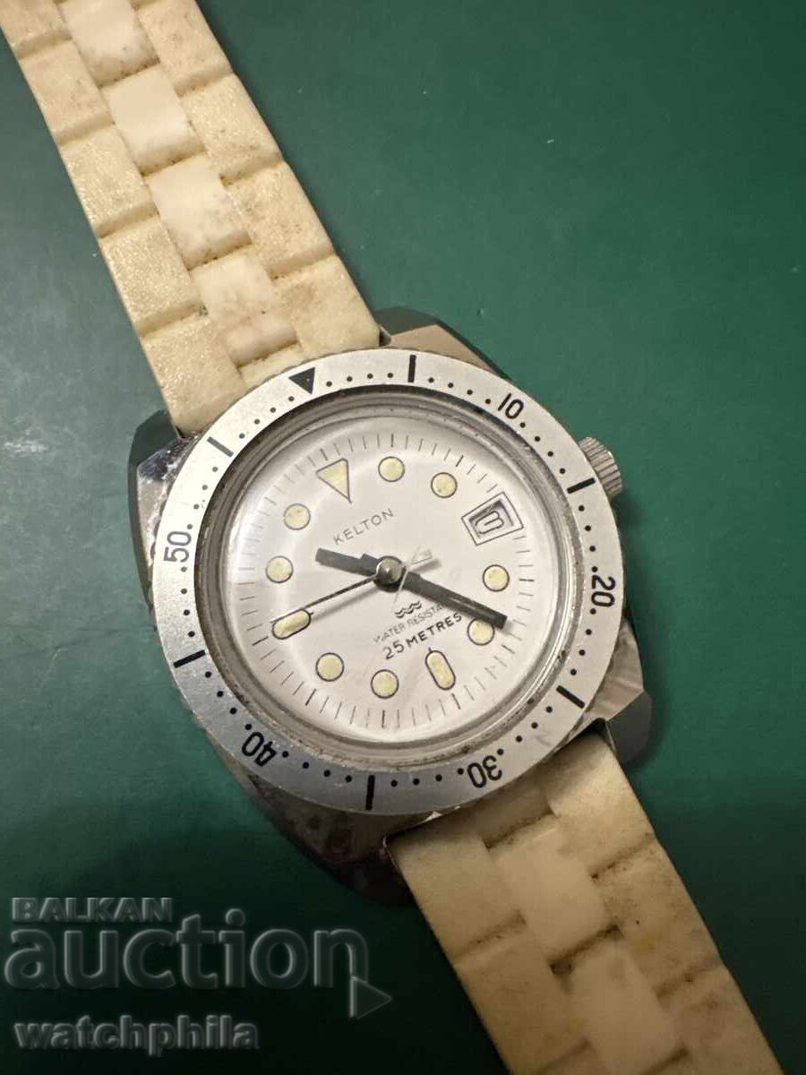 Kelton Δύτης Ρολόι. Σπάνιο. Λειτουργεί