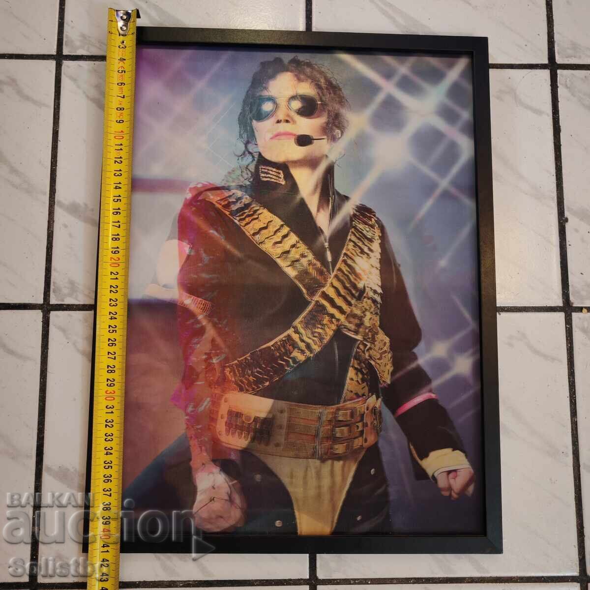 3D framed poster, Michael Jackson painting - 5 3D framed poster, Michael Jackson painting - 5
