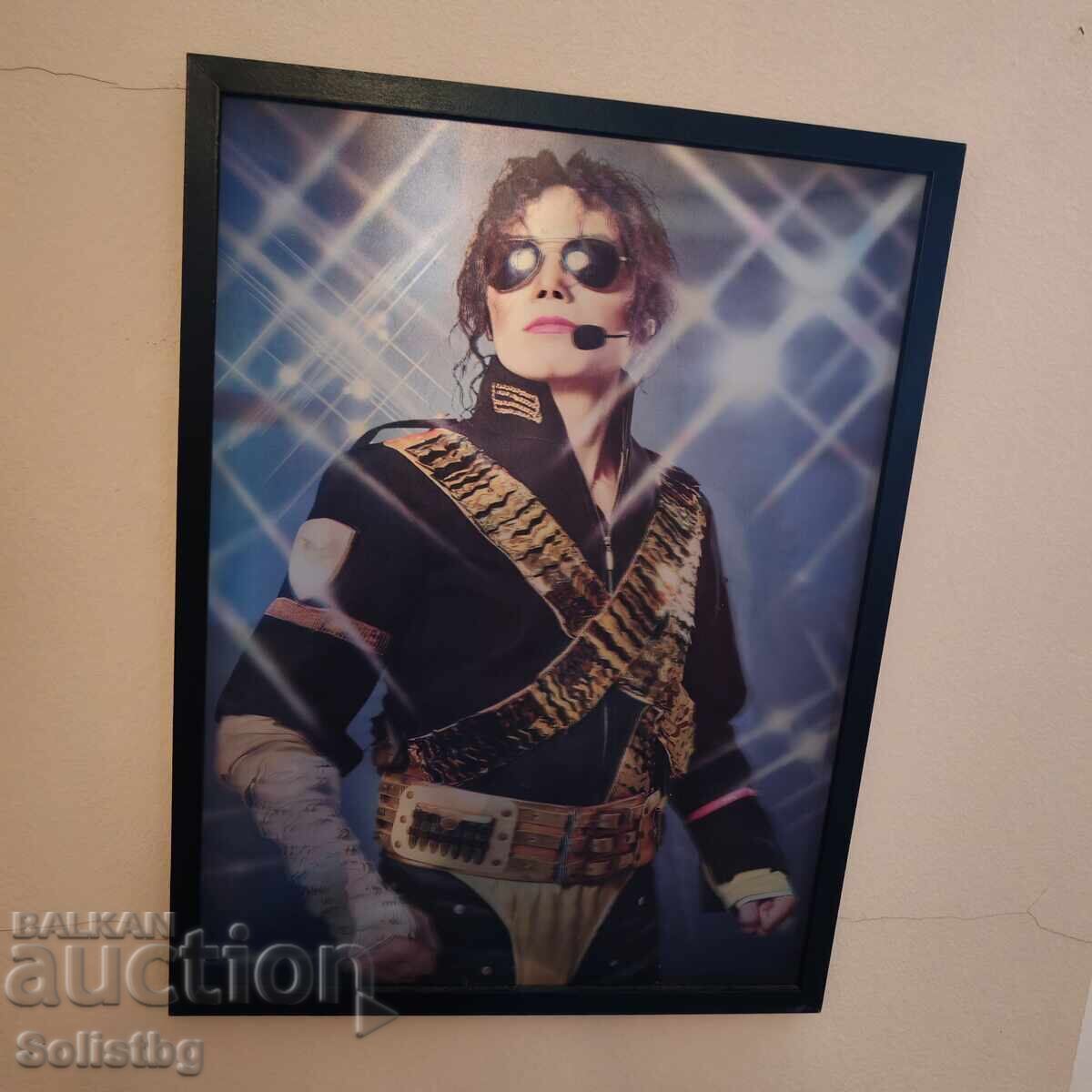 3D framed poster, Michael Jackson painting - 7 3D framed poster, Michael Jackson painting - 7