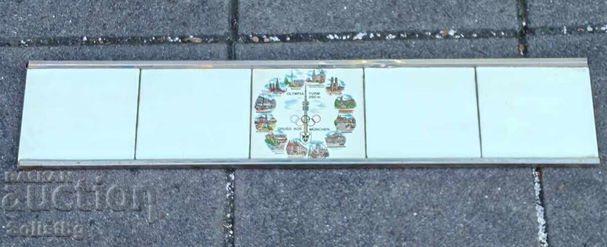 Panou suvenir de la Olimpiada de la München, Germania, anul 1972 cu preț € 95.00 | 185.80 BGN