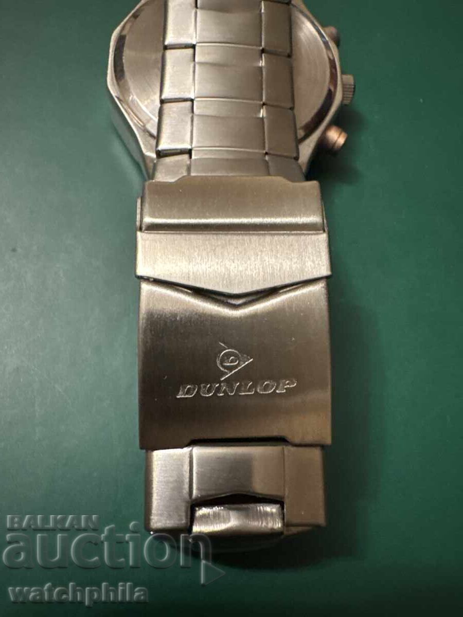 Δημοπρασία Dunlop χρονογράφος, σπάνιο ελβετικό ανδρικό ρολόι, άριστο