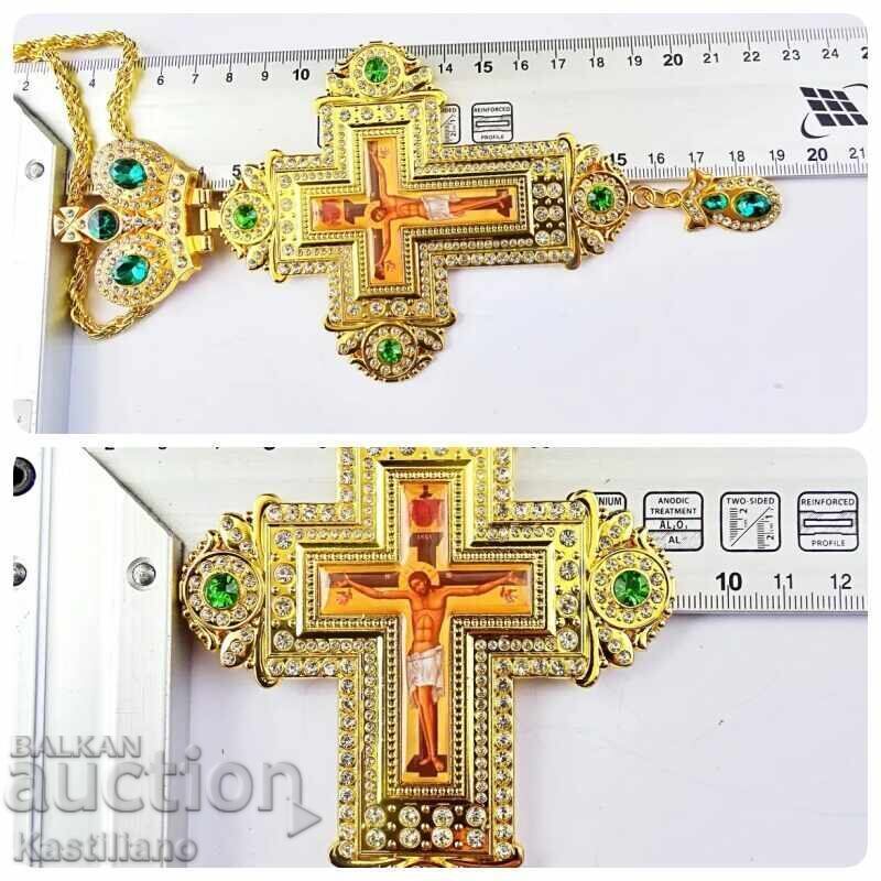 Παράδοση Νέος Ορθόδοξος επιθωρακικός ιερατικός σταυρός №10