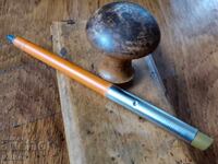 Παλιό Ρωσικό Μολύβι Πυρογραφίας Αυτόματο Μολύβι με Γραφίτη 1950 Κίτρινο