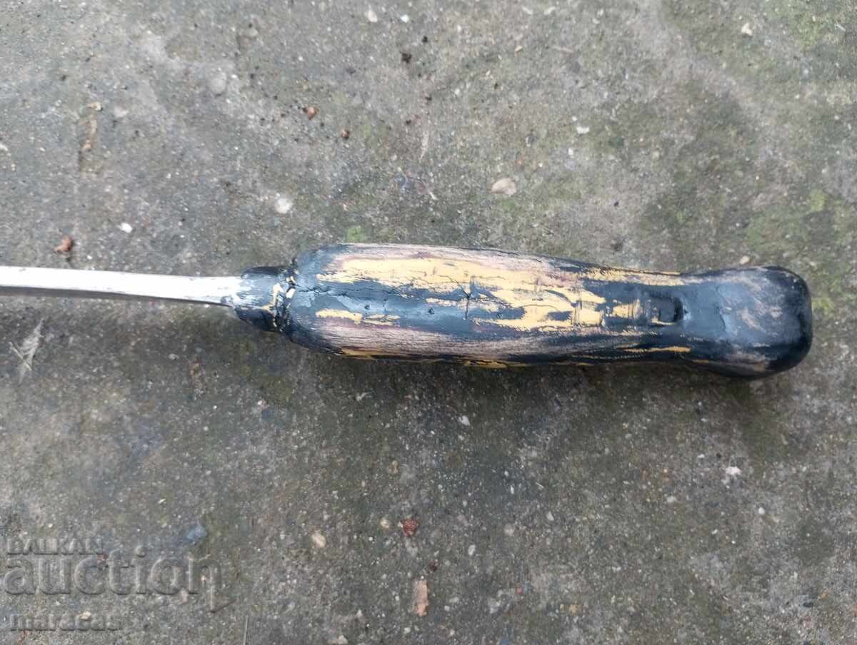 Παλιό σφυρήλατο μαχαίρι αυθεντικό - 6