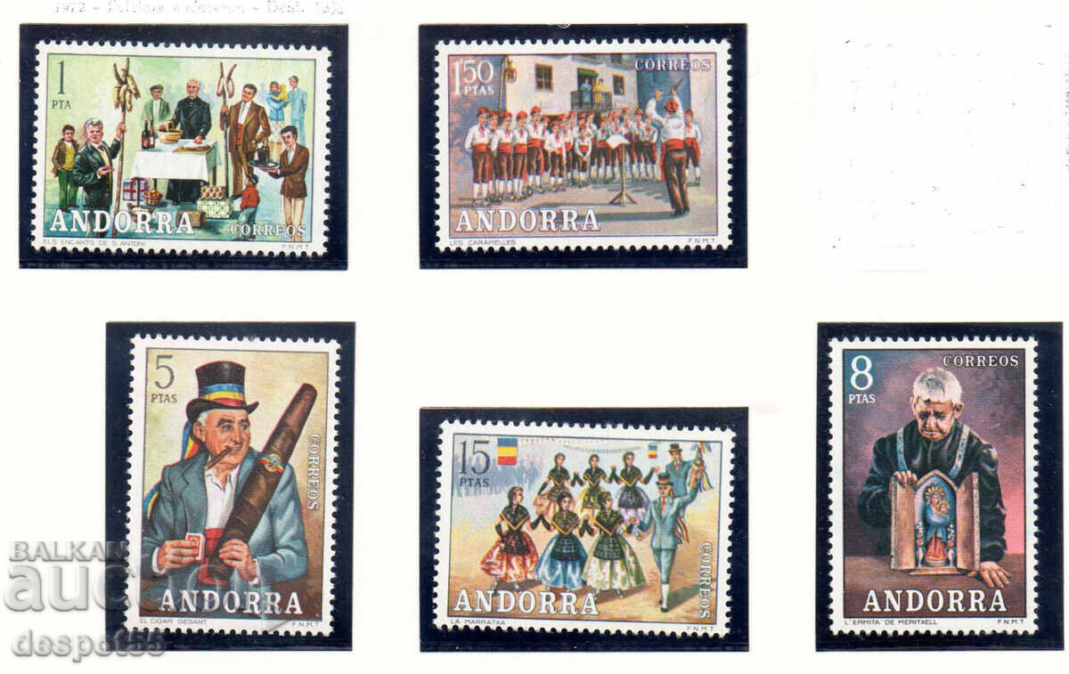 1972. Ανδόρα (ισπ). Φολκλόρ