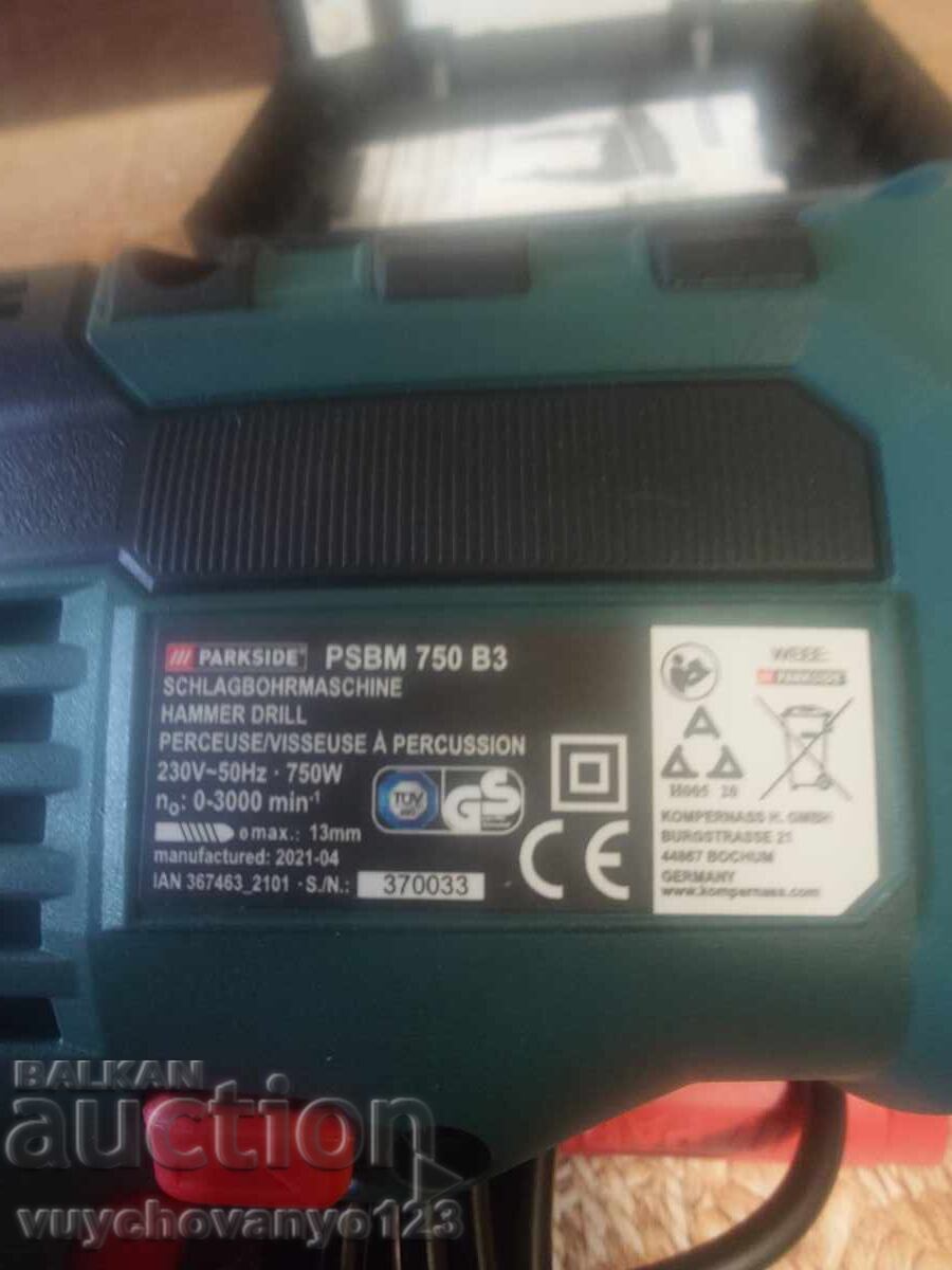 Auction  PARKSIDE PSBM 750 B3 Impact Drill