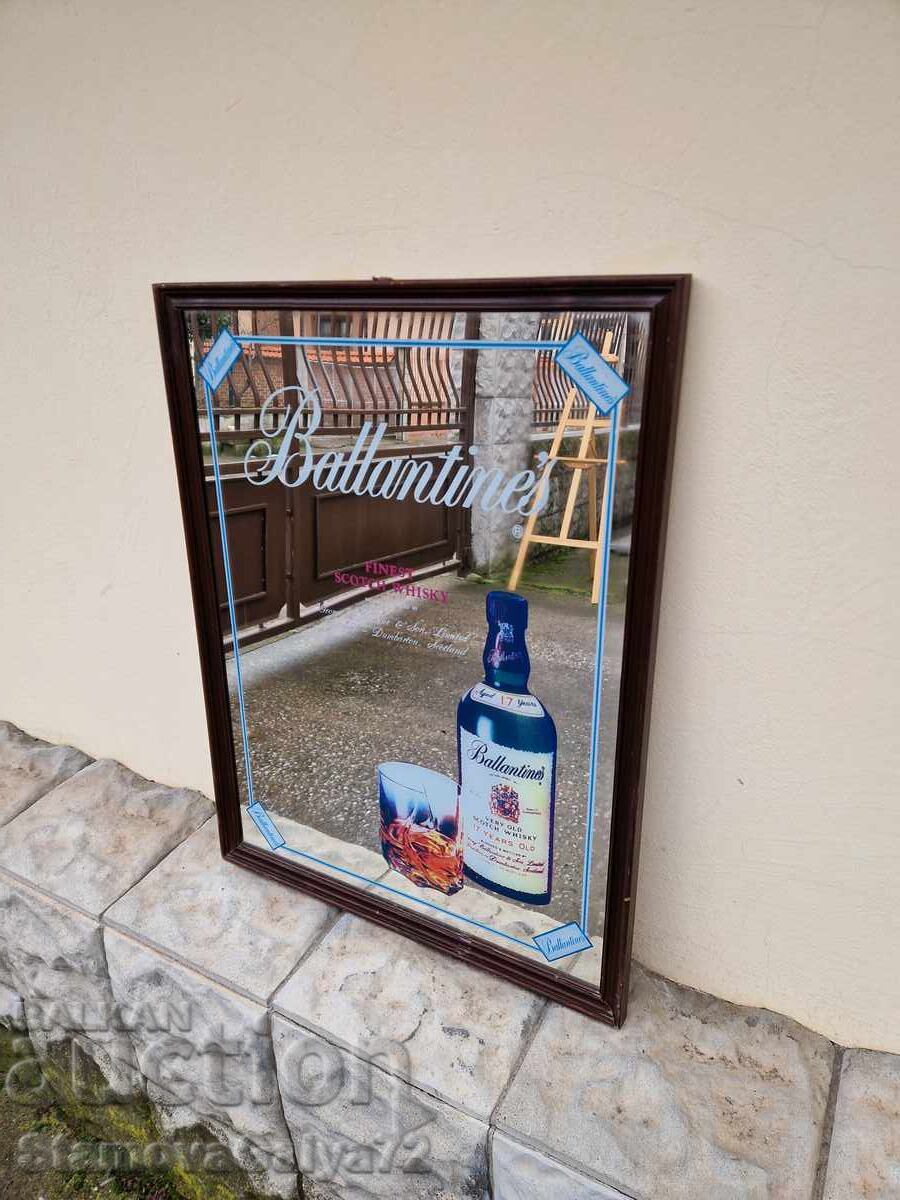 Beautiful antique advertising mirror with price € 129.00 | 252.30 BGN