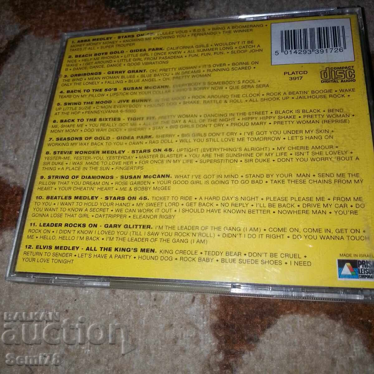 PARTY MEGAMIX - CD - ABBA / ELVIS ..... с цена € 3.00 | 5.87 лв.