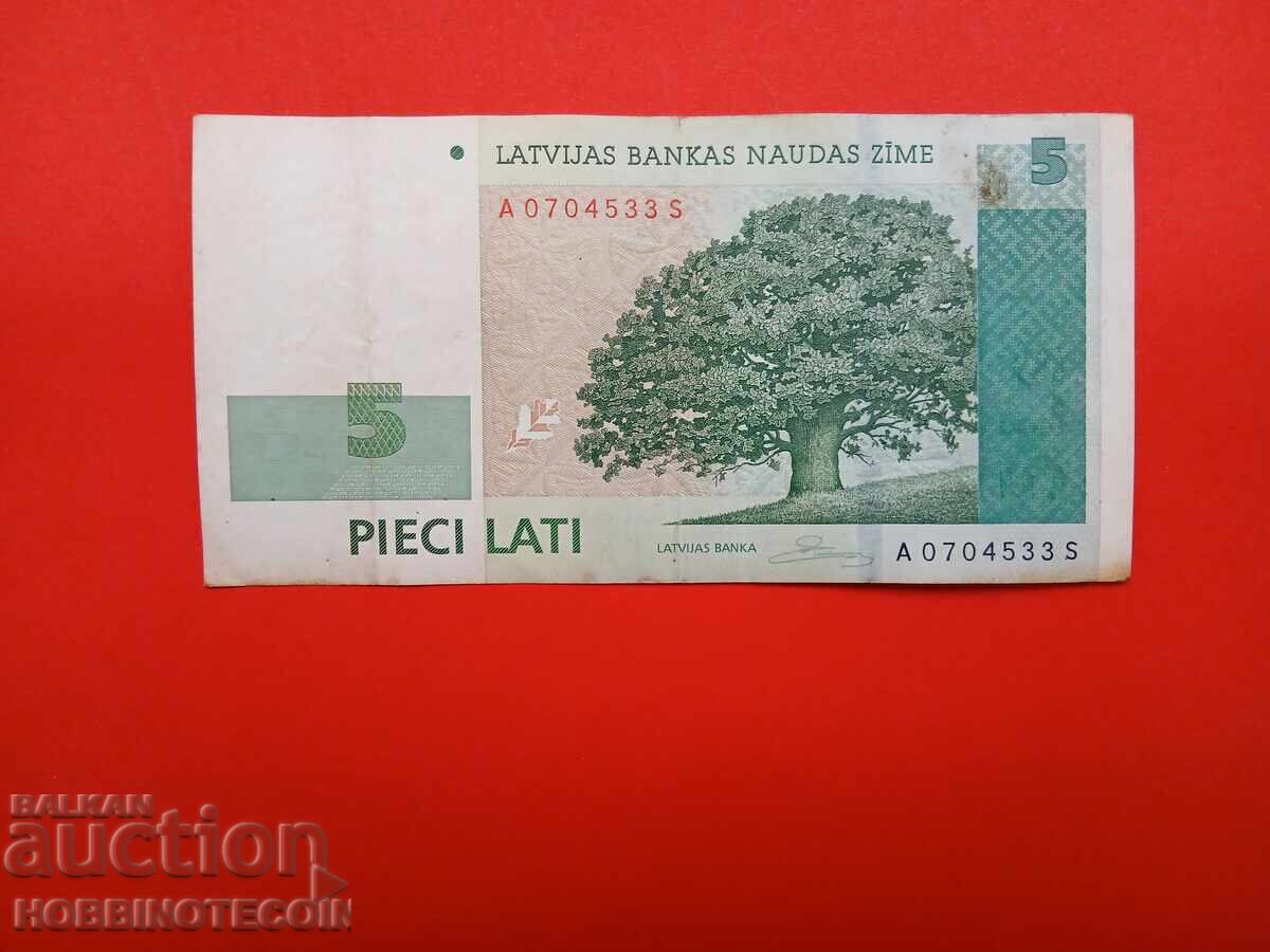 LATVIA Letonia 5 Lati emisie 2009 LATVIA Letonia 5 Lati emisie 2009