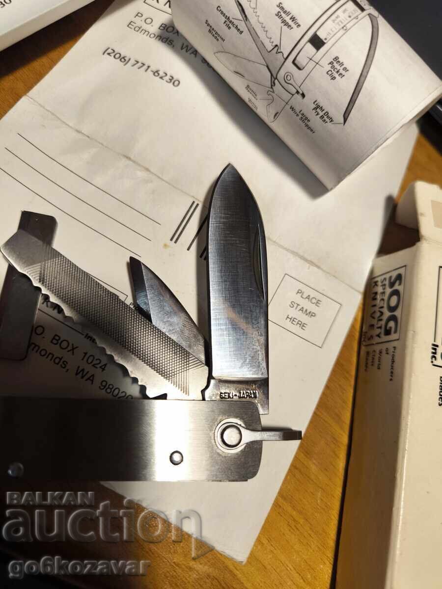Δημοπρασία SOG ToolClip JAPAN RRRRR Μαχαίρι Σπάνιο! Ολοκαίνουργιο!