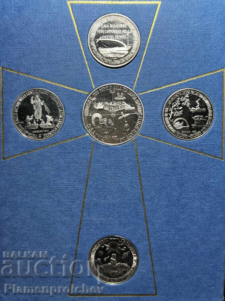 ARGINT 66GR 986/1000 MONEDE DE ARGINT MEDALII VATICAN 1975 ARGINT 66GR 986/1000 MONEDE DE ARGINT MEDALII VATICAN 1975